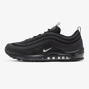 Nike air max 97 black with white swoosh like new